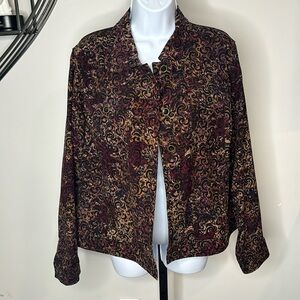 CHRISTOPHER & BANKS | “NWOT” Soft & Stretchy Suede Feel Blazer/Jacket - Size L